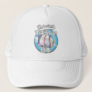 Fabulous Japanse engelvis logo Trucker Pet