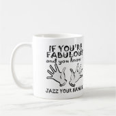 Fabulous Jazz Hands Funny Mug of Travel Mug Koffiemok (Links)