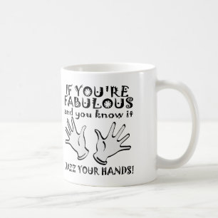 Fabulous Jazz Hands Funny Mug of Travel Mug Koffiemok