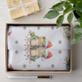 Fabulous Kikkers Kerstvakantie op Wit Tissuepapier (Geschenk)