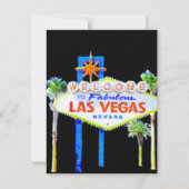 Fabulous Las Vegas 50 Birthday Celebration Kaart (Achterkant)