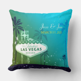Fabulous Las Vegas Wedding Couple Keepslag Kussen