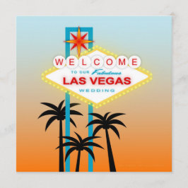Fabulous Las Vegas Wedding Invitation Kaart