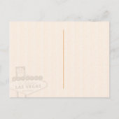 Fabulous Las Vegas Wedding Save the Date Aankondigingskaart (Achterkant)