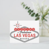 Fabulous Las Vegas Wedding Sjabloon  Briefkaart (Staand voorkant)