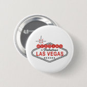 Fabulous Las Vegas Wedding Sjabloon  Ronde Button 5,7 Cm (Voorkant /achterkant)