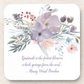 Fabulous Lavender Flowers Bier Onderzetter (Voorkant)