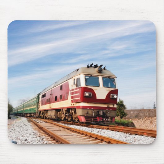 Fabulous Locomotive Mouse Mat. Muismat (Voorkant)