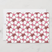 Fabulous Luau Party Retro Style Pinup Kaart (Achterkant)