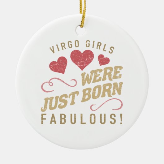 Fabulous Maagd voor vrouwen Keramisch Ornament (Voorkant)