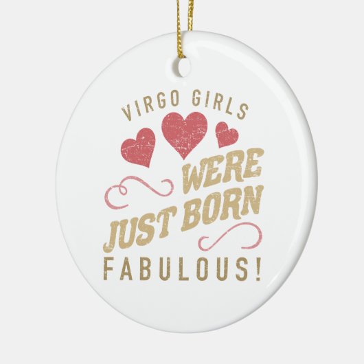 Fabulous Maagd voor vrouwen Keramisch Ornament (Links)