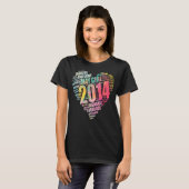Fabulous Mei 2014 Geweldige Groot Hart 8e Geboorte T-shirt (Voorkant volledig)