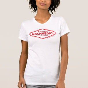 Fabulous NASHVEGAS TM Diamond Logo (omgekeerd) T-shirt