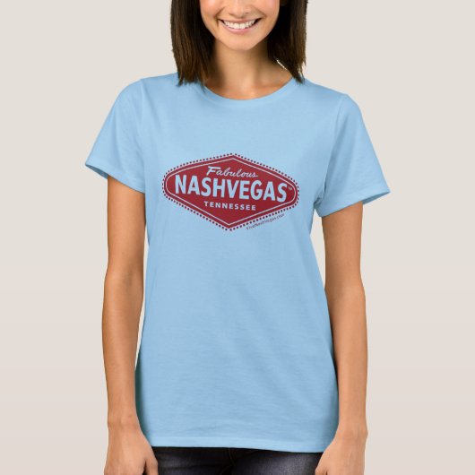 Fabulous NASHVEGAS TM Diamond Logo T-shirt (Voorkant)