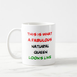 fabulous natuurlijke koningin koffiemok