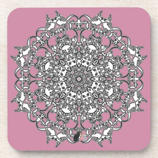 Fabulous Octa Glyph Dawn Onderzetter (Voorkant)