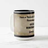 Fabulous Personalized 49th Birthday Mok (Voorkant links)