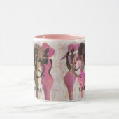 Fabulous Pink and Green Sorority Mok (Midden)