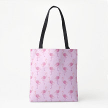 Fabulous Pink Flamingo Waterverf Patroon