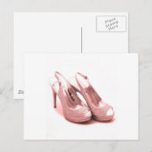 Fabulous Pink Glitter Stilettos Briefkaart (Voorkant / Achterkant)