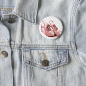 Fabulous Pink Glitter Stilettos Ronde Button 5,7 Cm (In situ)