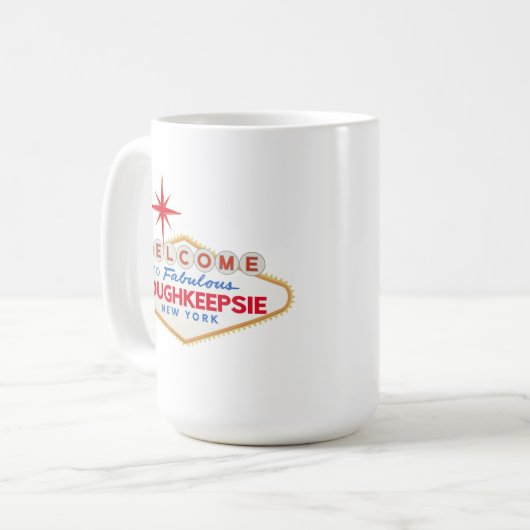 Fabulous Poughkeepsie New York Koffiemok (Voorkant links)