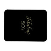 "Fabulous" prachtige, flexibele zwarte fotomagneet Magneet (Horizontaal)