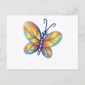 Fabulous Rainbow Butterfly Briefkaart (Voorkant)