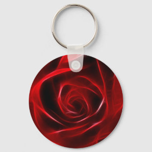 Fabulous Red Rose Sleutelhanger