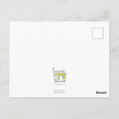 Fabulous regenboog giraffe briefkaart (Achterkant)