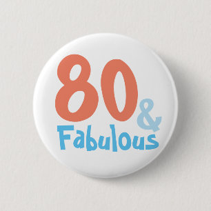 Fabulous Retro Birthday Party Ronde Button 5,7 Cm