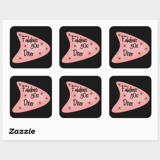 Fabulous retro Fifties Diner sticker (Vel)