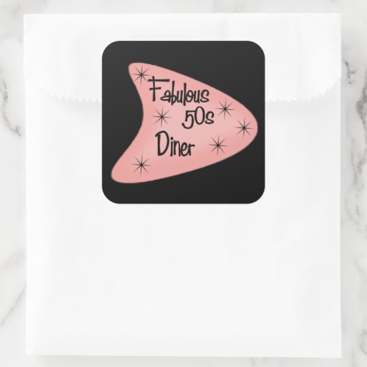 Fabulous retro Fifties Diner sticker (Tas)