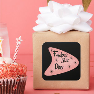 Fabulous retro Fifties Diner sticker