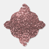 Fabulous Roos Goud Roze Faux Glitter Sparkle Bedankdoosjes (Uitgevouwen)