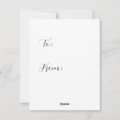 Fabulous Rooster Valentine's Day greeting Feestdagenkaart (Achterkant)