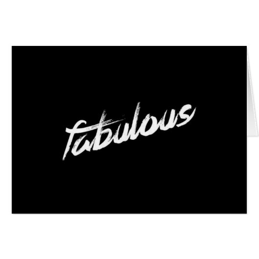 "FABULOUS" SCHRIJFT ONZE "HONEYMOON" (Voorkant Horizontaal)