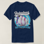 Fabulous Seychellen retro T-shirt (Design voorkant)