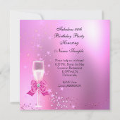 Fabulous Shimmer Light Roze Heels Birthday Kaart (Achterkant)