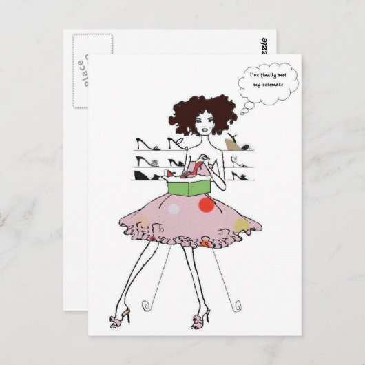 Fabulous Shoes Briefkaart (Voorkant / Achterkant)