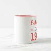 Fabulous Since 1961 Tweekleurige Koffiemok (Center)