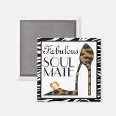 Fabulous SoulMate magnets Magneet (Voorkant / Achterkant)