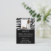 FABULOUS STILETTO Chubby Visitekaartjes (Staand voorkant)