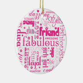 Fabulous Synonym BFF-Ornament Keramisch Ornament (Rechts)