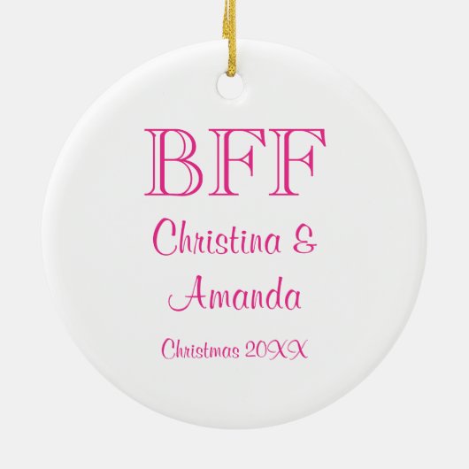 Fabulous Synonym BFF-Ornament Keramisch Ornament (Achterkant)