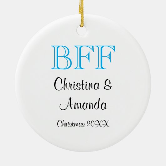 Fabulous Synonym BFF-Ornament Keramisch Ornament (Achterkant)