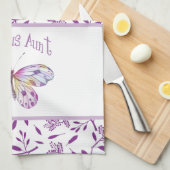 Fabulous tante Butterfly Pastel Theedoek (Quarter Fold)