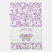 Fabulous tante Butterfly Pastel Theedoek (Verticaal)