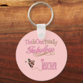 Fabulous Teacher Butterfly Sleutelhanger (Voorkant)