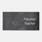Fabulous Teacher Chalkboard Class Decoration Bureaumat (Voorkant)